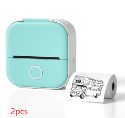 Portable Mini Thermal Label Printer with Bluetooth