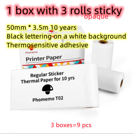 Portable Mini Thermal Label Printer with Bluetooth