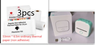 Portable Mini Thermal Label Printer with Bluetooth