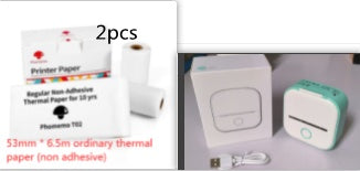 Portable Mini Thermal Label Printer with Bluetooth