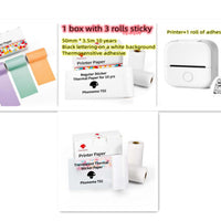 Portable Mini Thermal Label Printer with Bluetooth