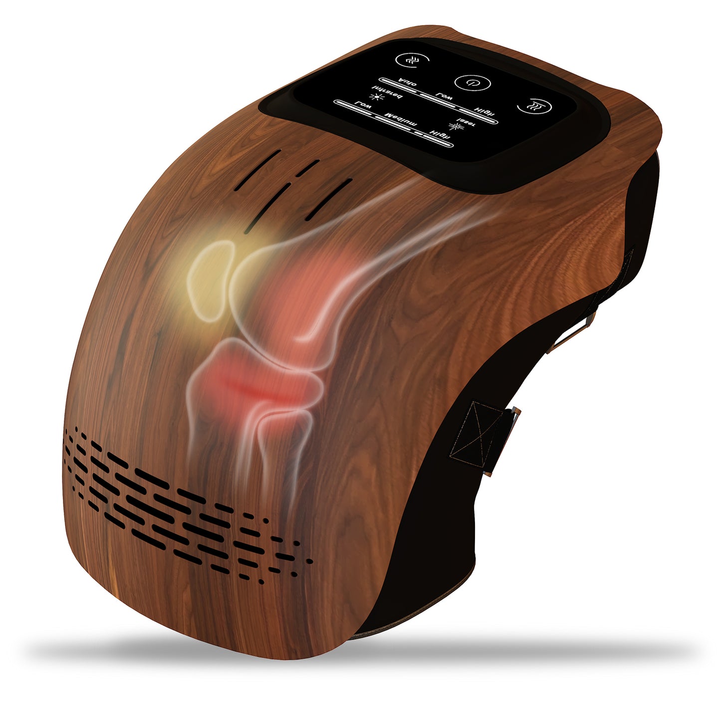 Rechargeable Heated Knee Massager with Vibration & Infrared Therapy