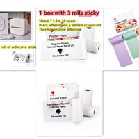 Portable Mini Thermal Label Printer with Bluetooth