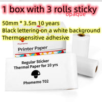 Portable Mini Thermal Label Printer with Bluetooth