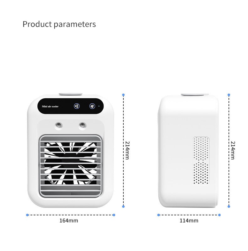 Portable Air Cooler Fan with Water Cooling for Room, Office & Car