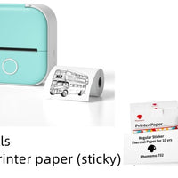 Portable Mini Thermal Label Printer with Bluetooth