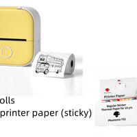Portable Mini Thermal Label Printer with Bluetooth