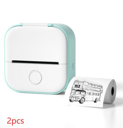 Portable Mini Thermal Label Printer with Bluetooth