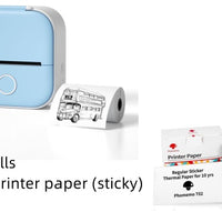 Portable Mini Thermal Label Printer with Bluetooth