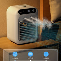 Portable Air Cooler Fan with Water Cooling for Room, Office & Car