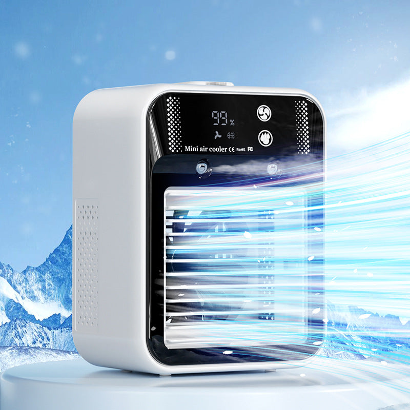 Portable Air Cooler Fan with Water Cooling for Room, Office & Car