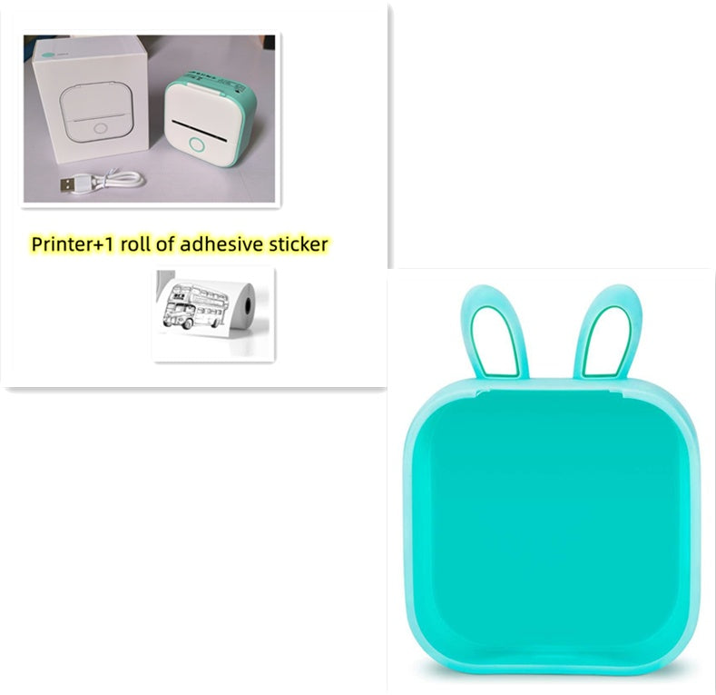 Portable Mini Thermal Label Printer with Bluetooth