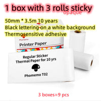 Portable Mini Thermal Label Printer with Bluetooth