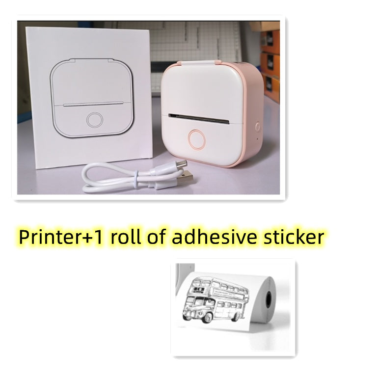 Portable Mini Thermal Label Printer with Bluetooth