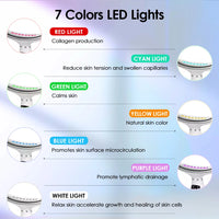 7 Colors LED Lights Face Neck Beauty Device Vibration Massage Improve Neck Lines Reduce Double Chin Neck Lifting Massager