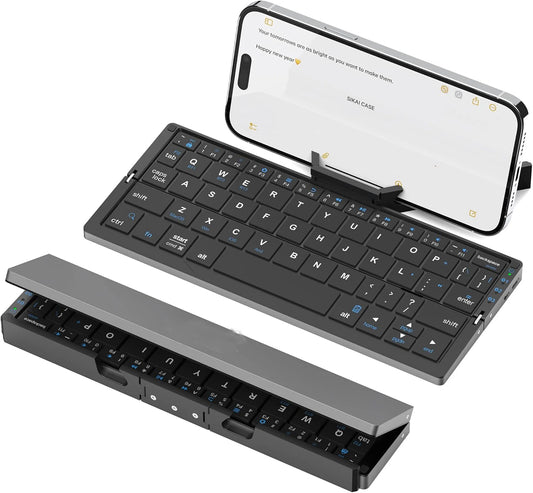 Folding Keyboard Bluetooth Rechargeable