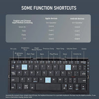 Folding Keyboard Bluetooth Rechargeable