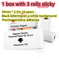 Portable Mini Thermal Label Printer with Bluetooth