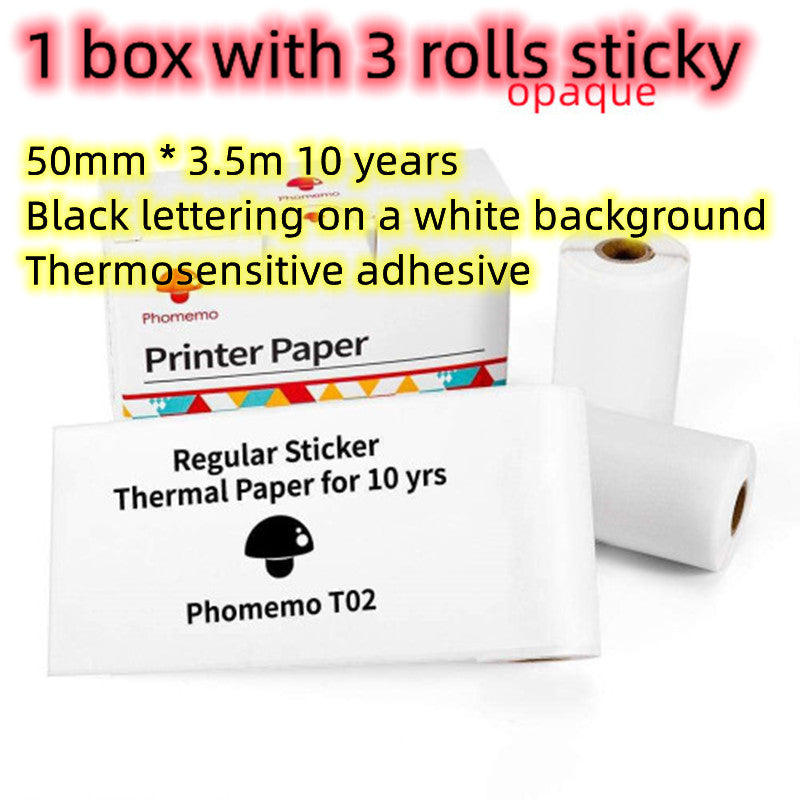 Portable Mini Thermal Label Printer with Bluetooth