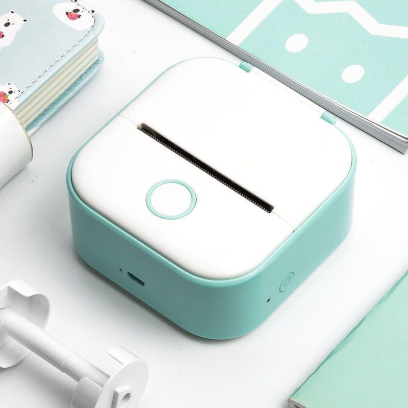 Portable Mini Thermal Label Printer with Bluetooth