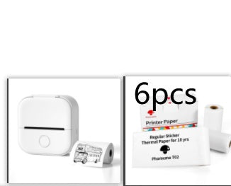 Portable Mini Thermal Label Printer with Bluetooth