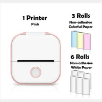 Portable Mini Thermal Label Printer with Bluetooth