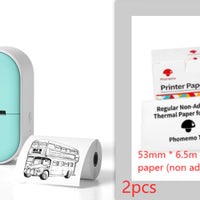 Portable Mini Thermal Label Printer with Bluetooth