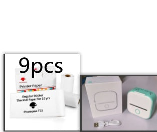 Portable Mini Thermal Label Printer with Bluetooth