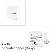 Portable Mini Thermal Label Printer with Bluetooth