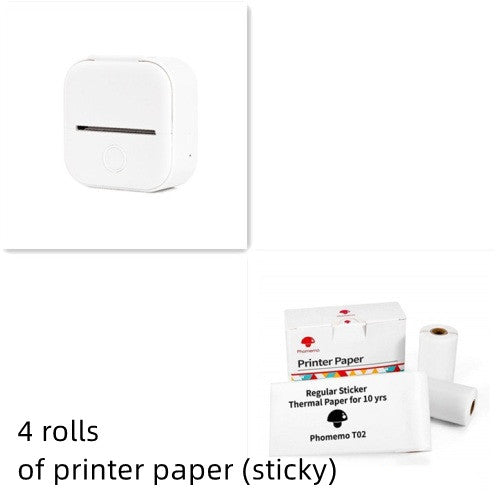 Portable Mini Thermal Label Printer with Bluetooth