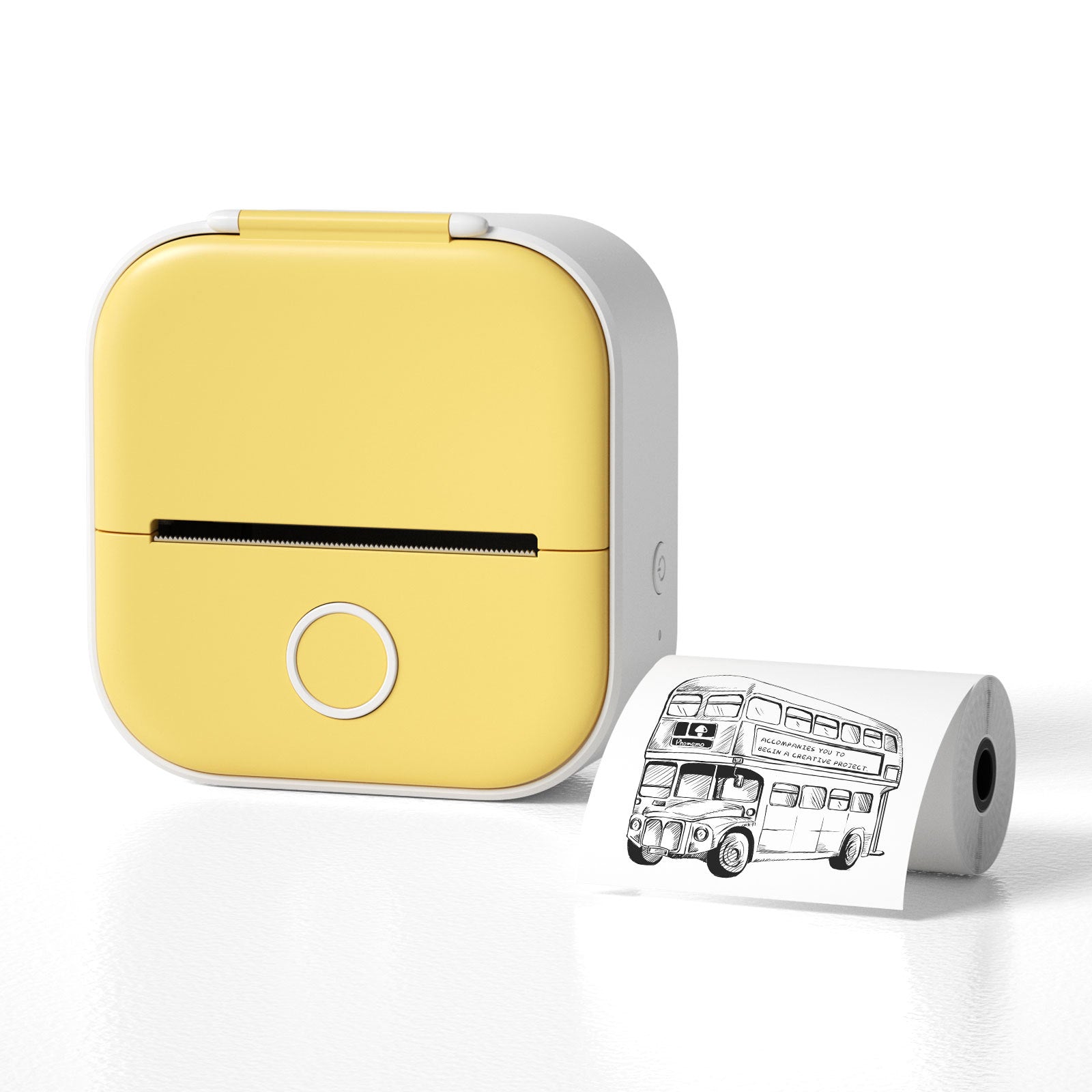 Portable Mini Thermal Label Printer with Bluetooth