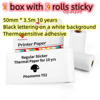 Portable Mini Thermal Label Printer with Bluetooth